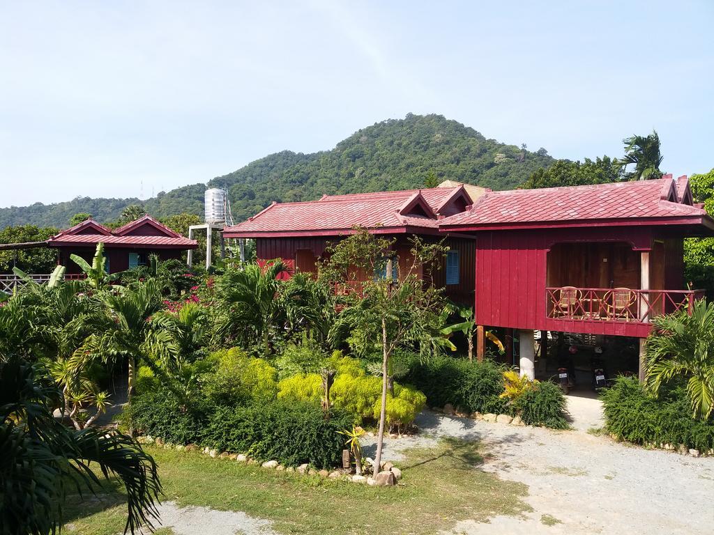 Khmer House Bungalow Hotell Kep Eksteriør bilde