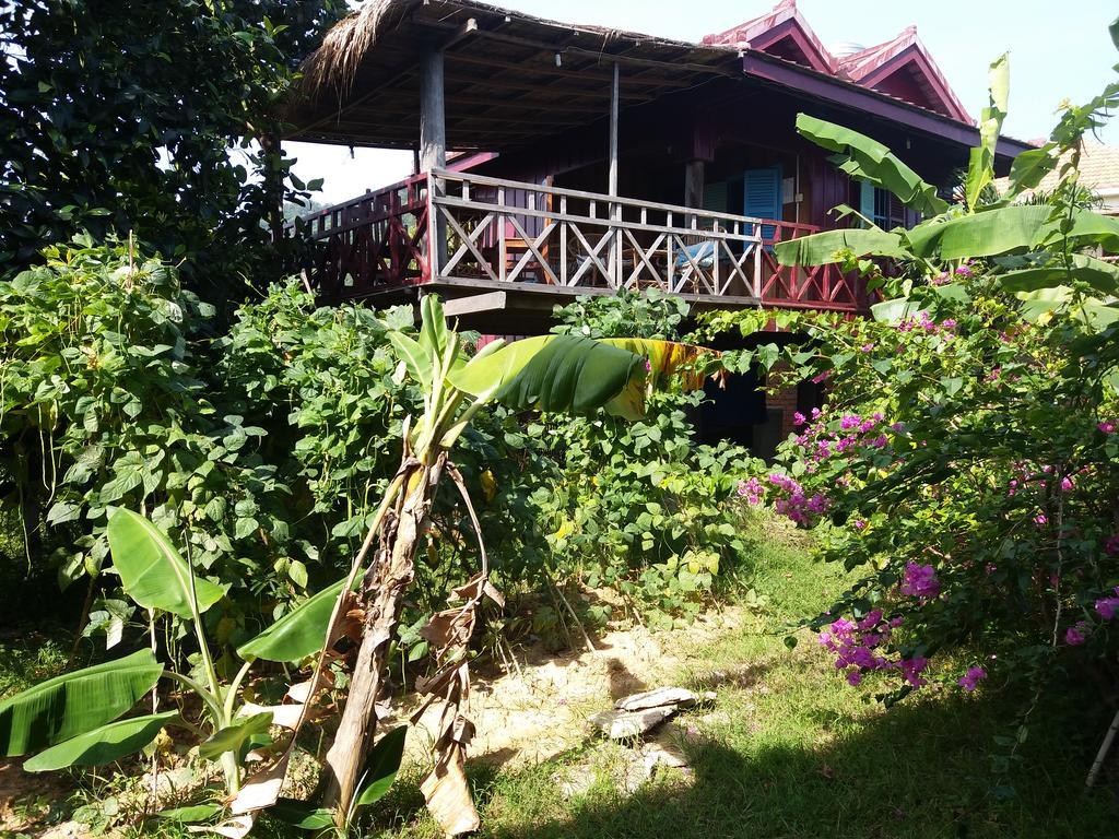 Khmer House Bungalow Hotell Kep Eksteriør bilde