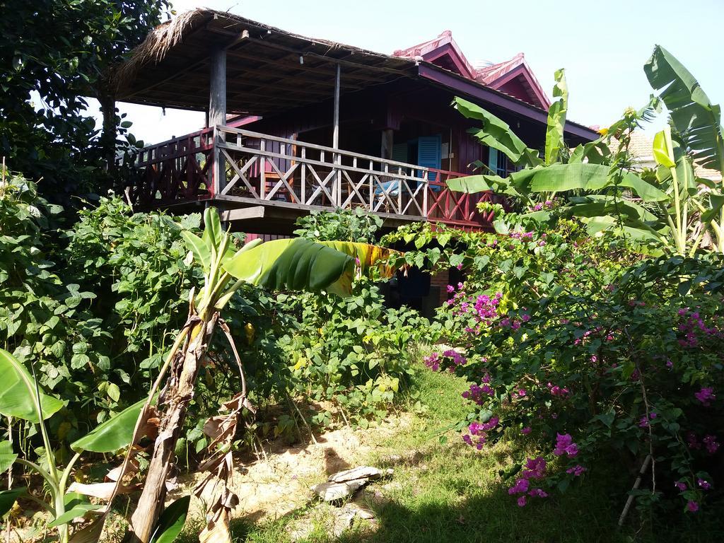 Khmer House Bungalow Hotell Kep Eksteriør bilde