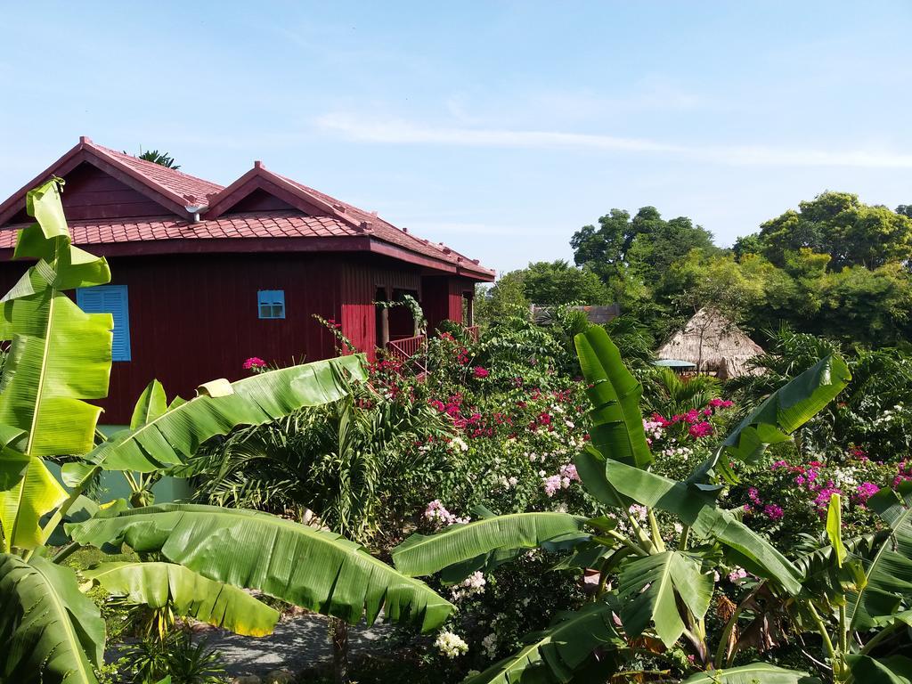 Khmer House Bungalow Hotell Kep Eksteriør bilde