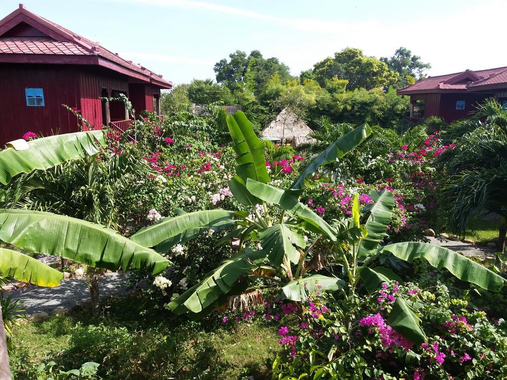 Khmer House Bungalow Hotell Kep Eksteriør bilde